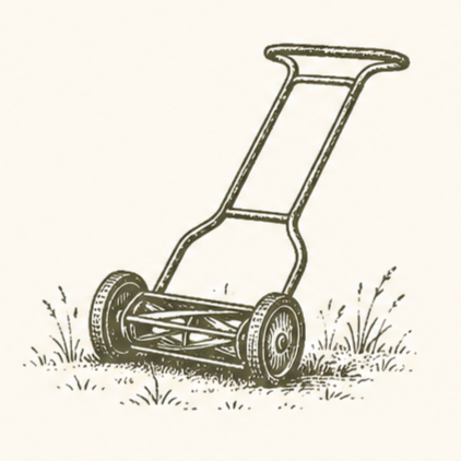 Mow garden service icon